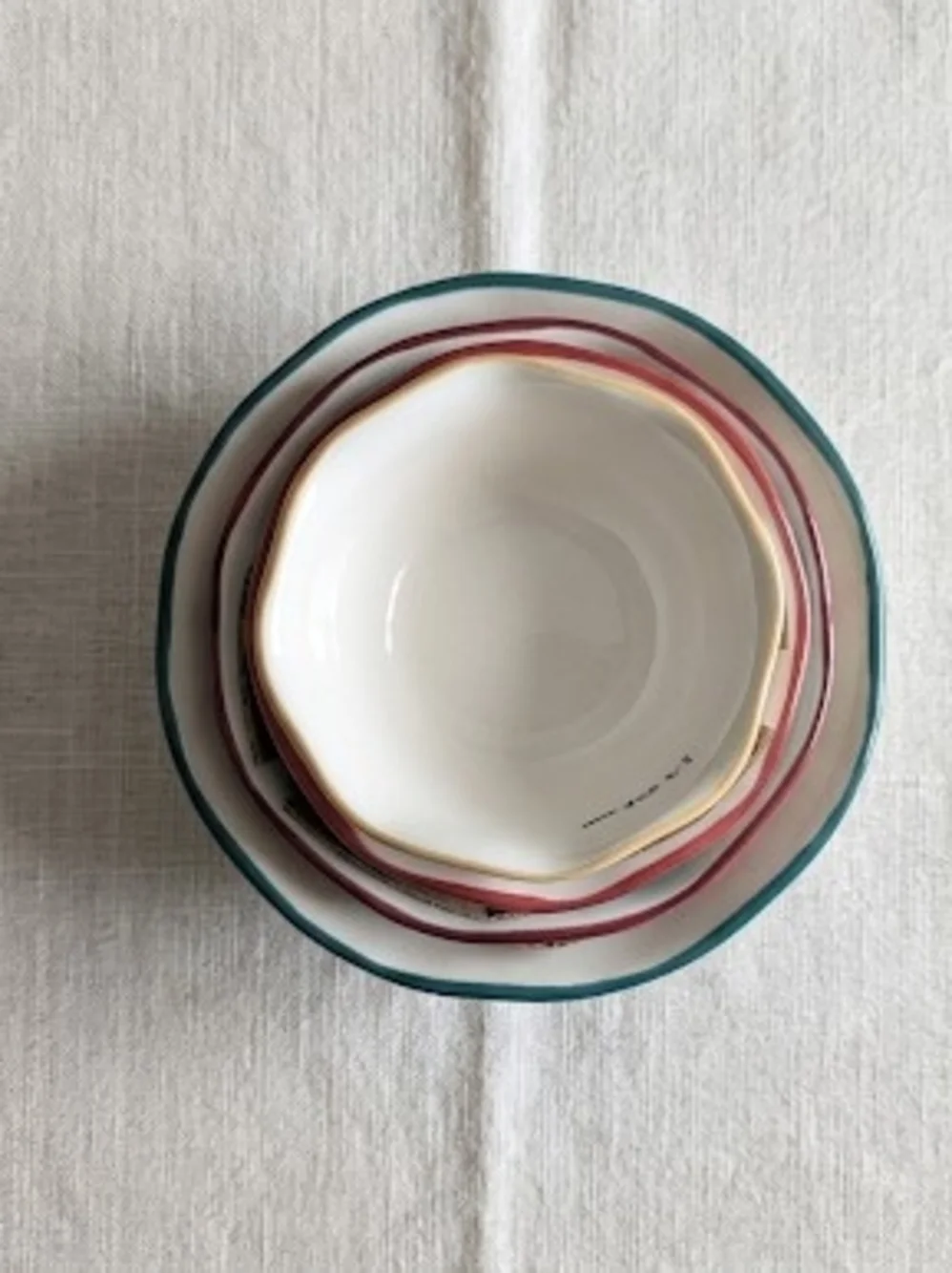The Pioneer Woman Nesting Measuring Bowls, 4-Piece Ceramic Set, Floral Patterns